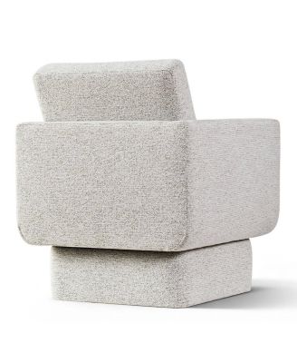 Modern Swivel Accent Chair, Upholstered Lounge Chair, 1 Piece