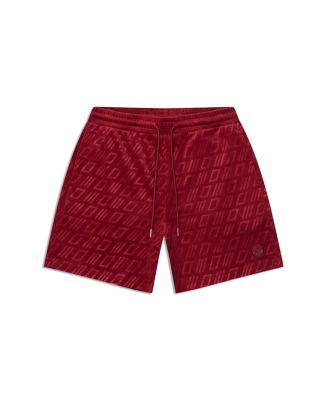 Men's Bandiera Debossed Velour Short