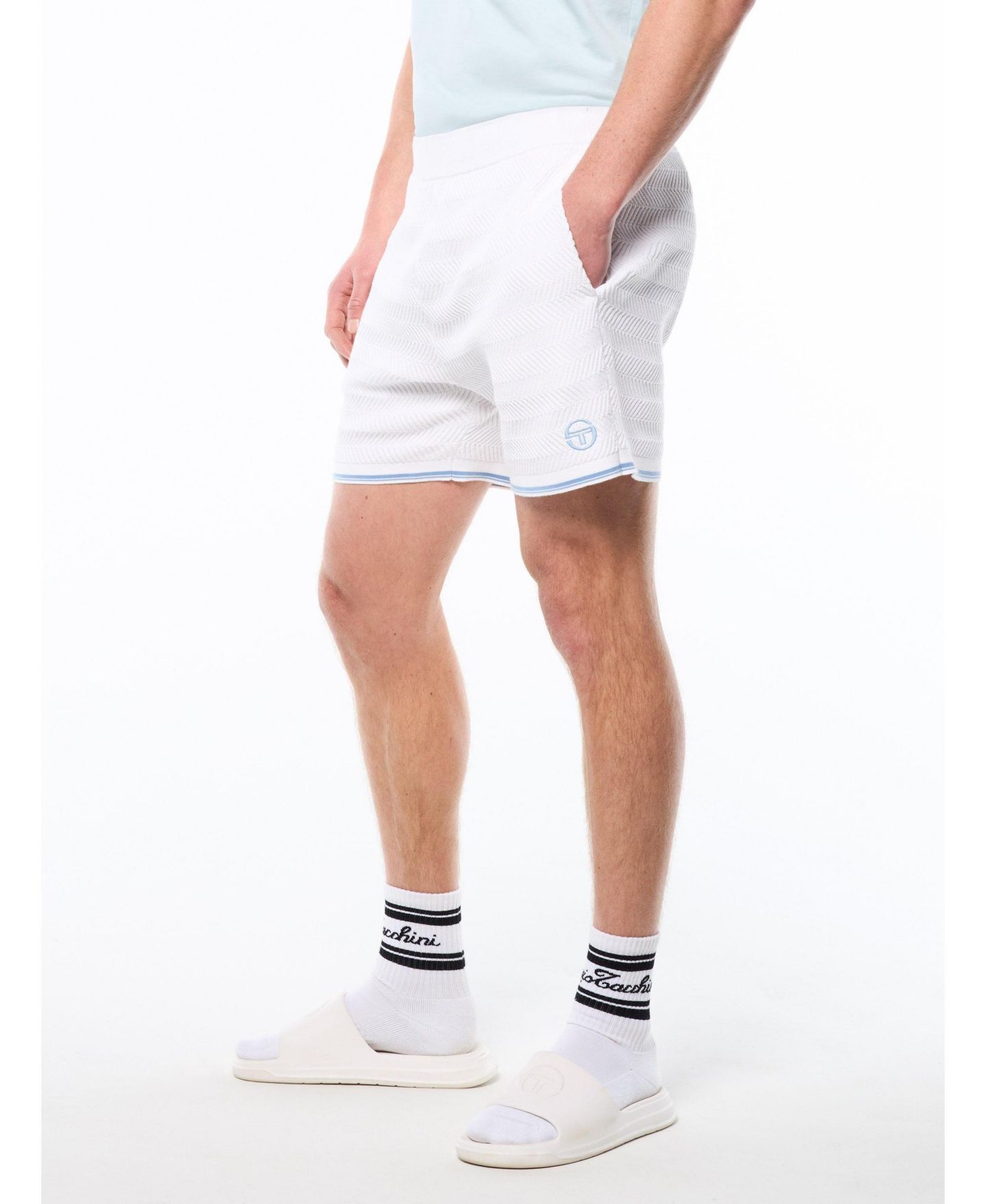 Мужские шорты Sergio Tacchini Riva Cabana Short, цвет: Яркий белый — фото 5