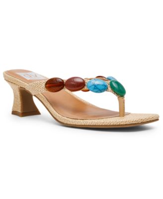 Women's Bowi Beaded Kitten Heel Sandals