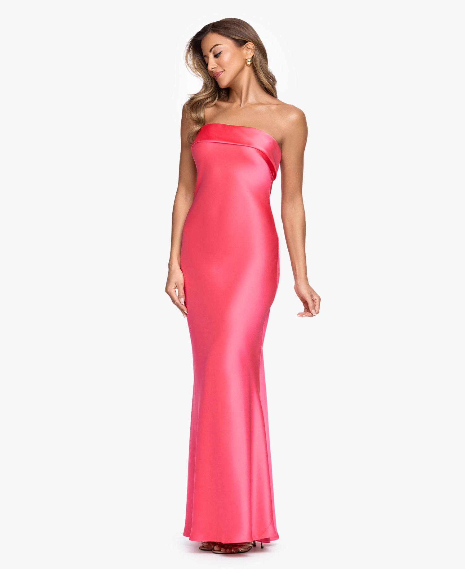 Women's Strapless Sleeveless Gown
