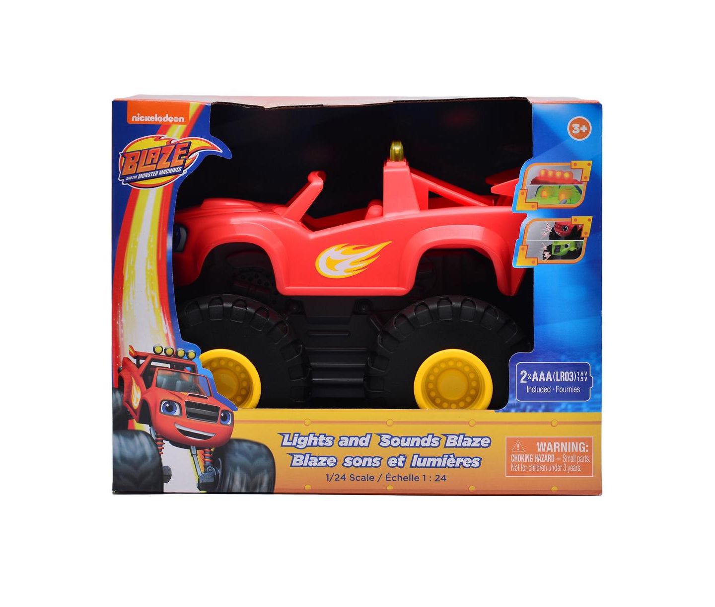 Детские игрушки Legend Toys Blaze and Zeg 1:24 Scale Lights and Sounds Free Wheels 2-Pack — фото 8
