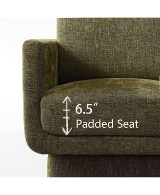 360 Swivel Barrel Accent Chair, Modern Club Lounge Chair, 1 Pc