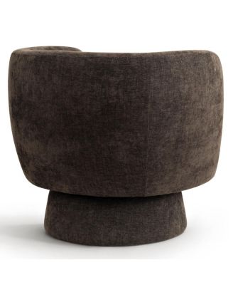 31 Wide Swivel Barrel Accent Chair, 360degree(s) Upholstered Armchair, 1 Pc