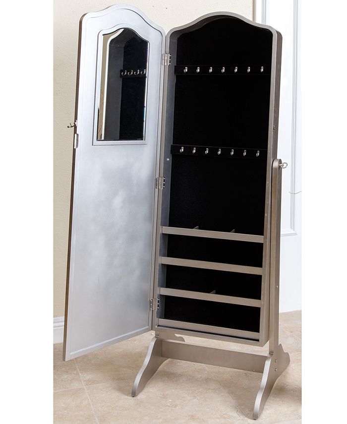 Abbyson Living Norene FloorStanding Mirror and Jewelry Armoire Macy's