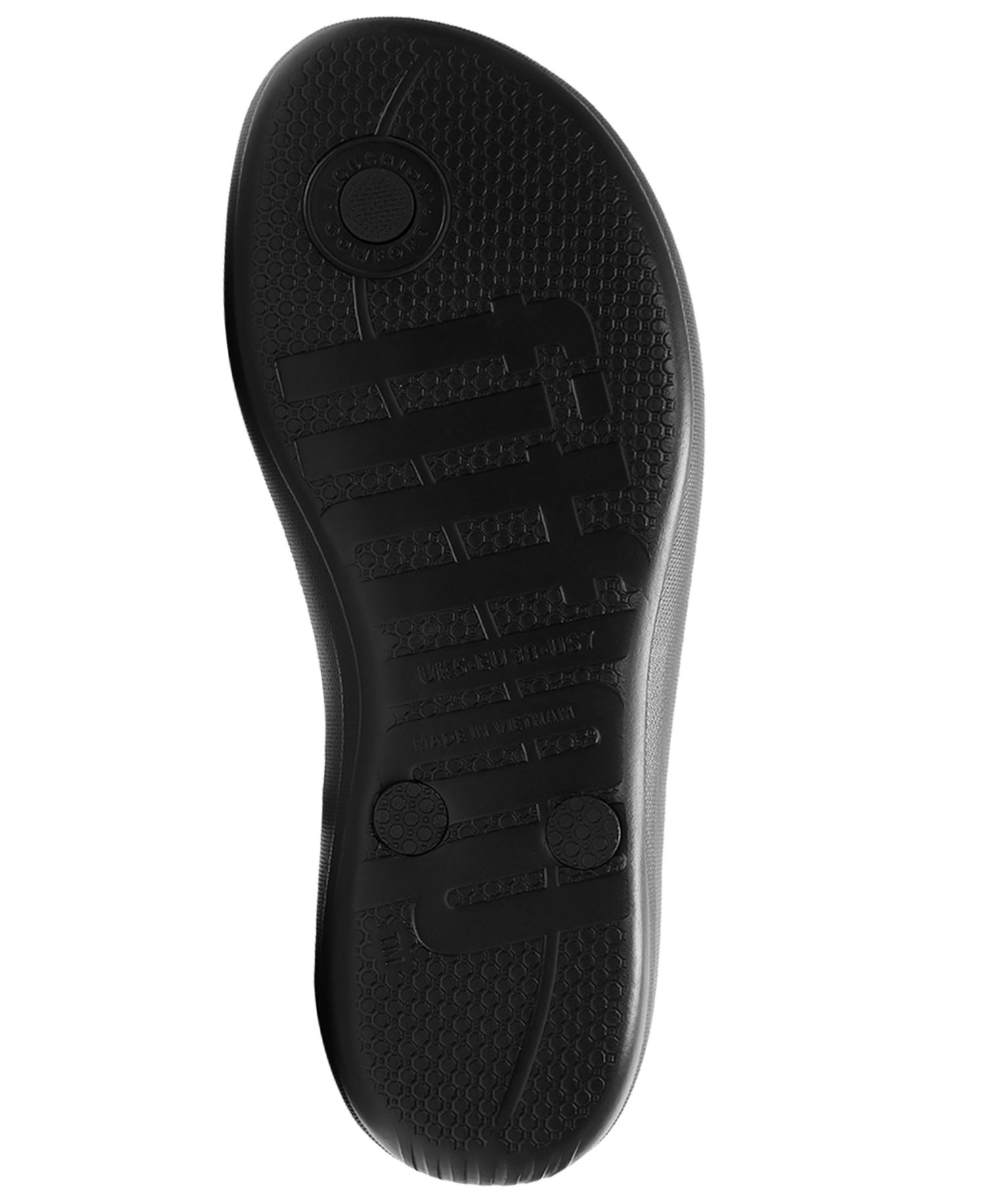 Women's Iqushion Glossy-Button Slip-On Sandals