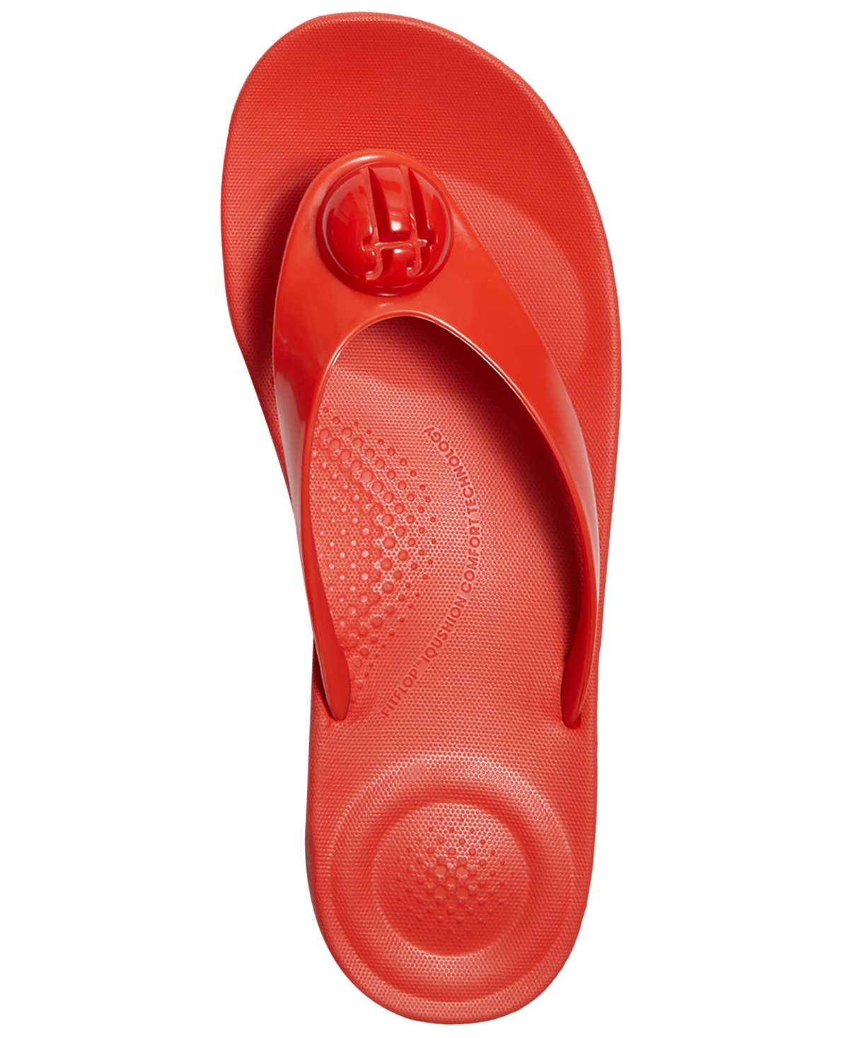FitFlop Women's Iqushion Glossy-Button Slip-On Sandals