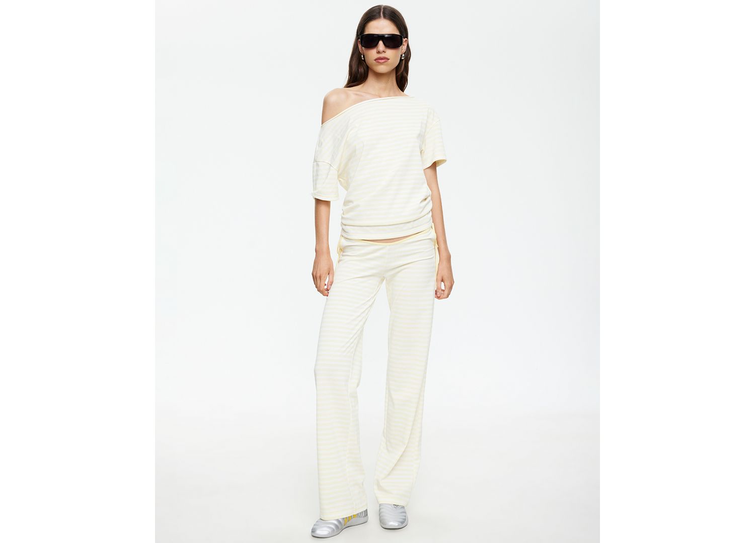 Women's Asymmetric Short-Sleeve Pull-On T-Shirt
