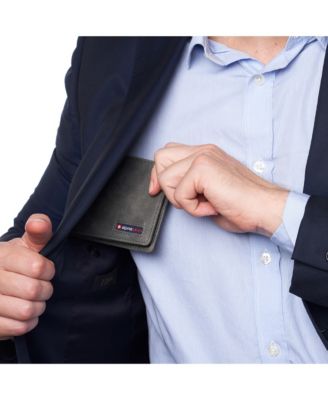 Men's Connor Executive Bifold Wallet | Business Passcase for Men | Premium Leather | Dual ID Windows | RFID Blocking | Gift Box Included