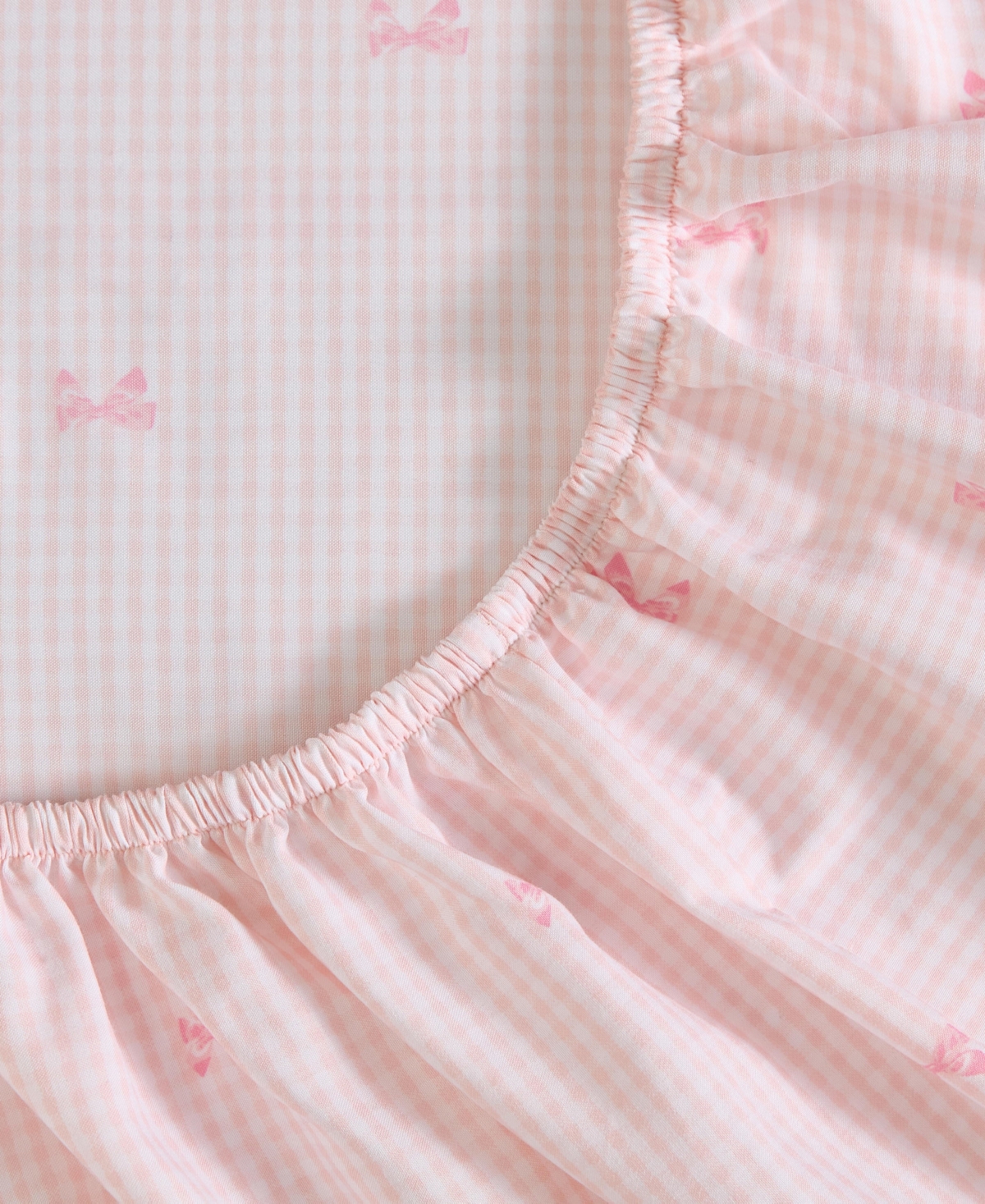 Laura Ashley Tiny Bows Microfiber -Pc. Sheet Set