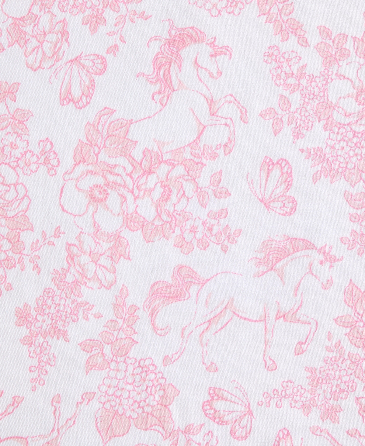 Laura Ashley Toile Unicorn Microfiber -Pc. Sheet Set