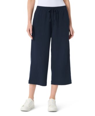Women's Gauze High-Rise Wide-Leg Pants