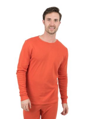 Men's Matching Family Two Piece Cotton Long Sleeve Shirt and Pants Solid Color Pajamas