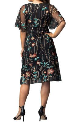 v neck dress green Berylove Women Maxi Mother Dress Plus Size Dark Green A Line V Neck Wedding Party Guest Dress with Half Sleeves, Dark Green / 3XL