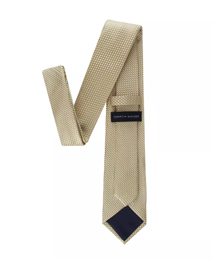 Men's Hans Micro Geometric Motif Pattern Tie - thumbnail 8