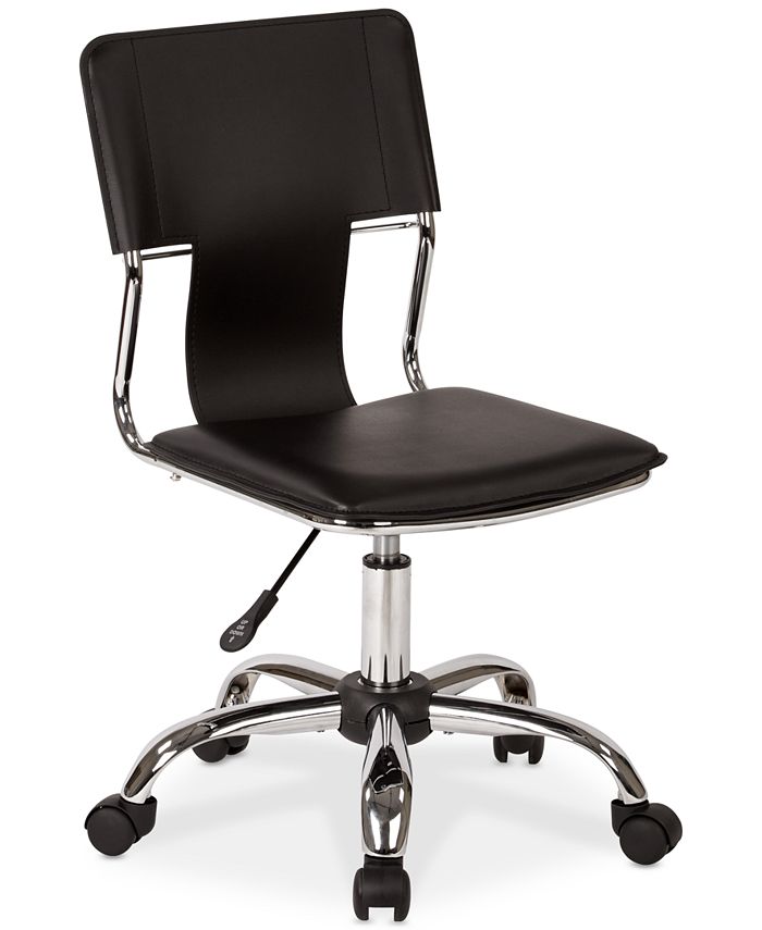Furniture Marrah Rolling Adjustable Office Chair Quick Ship Macy s