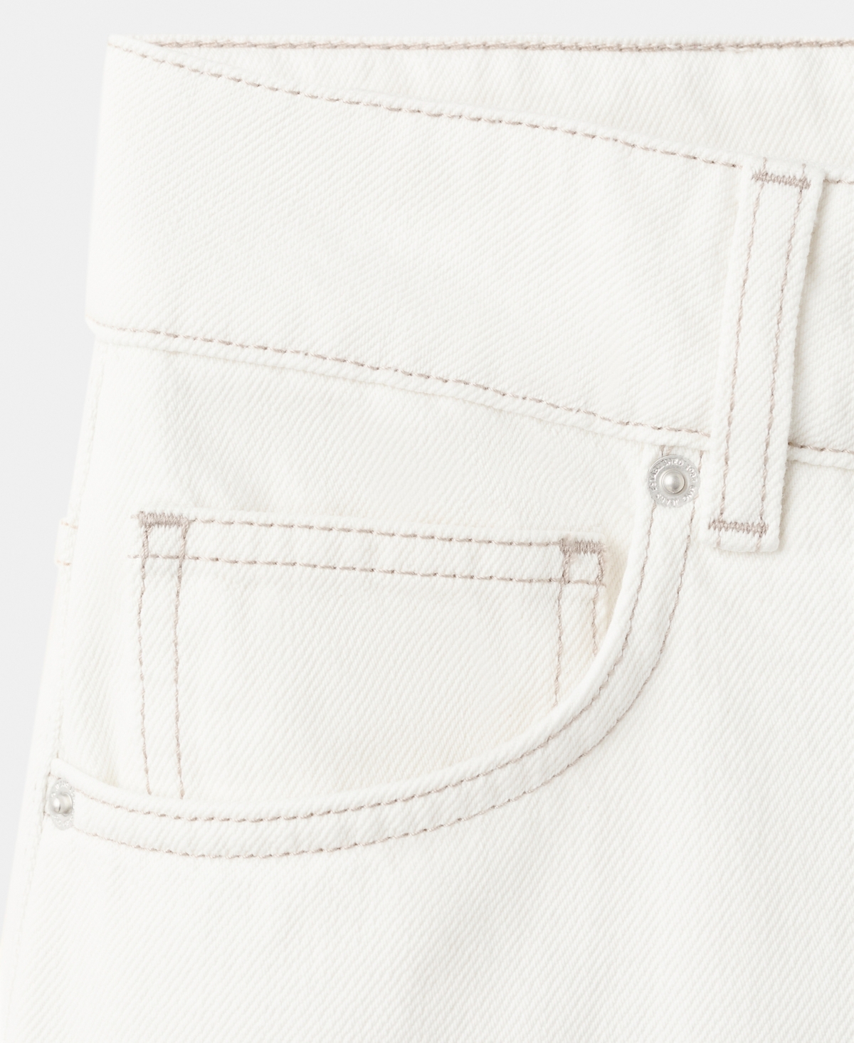 Selection Mango Women's Straight Mid-Rise Bermuda Shorts