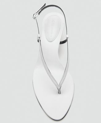 Selection Women's Straps Heeled Leather Sandals