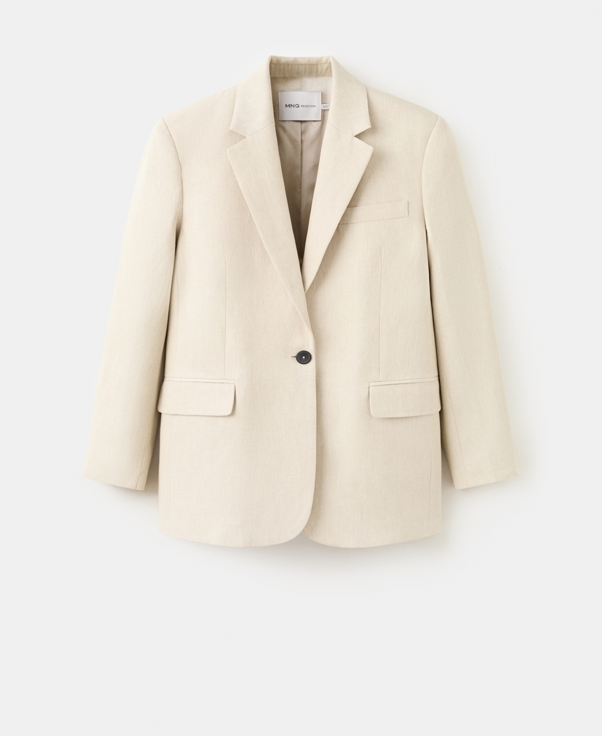 Selection Mango Women's Straight-Fit Suit Blazer