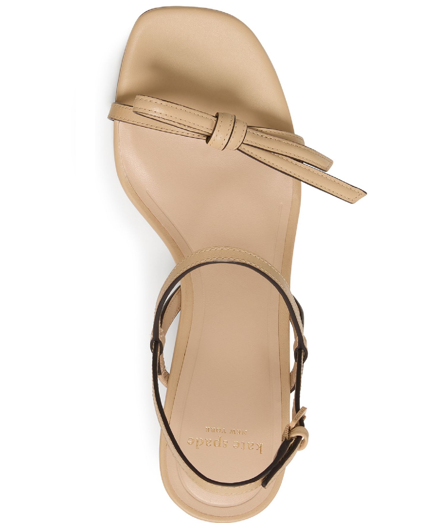 Женские сандалии kate spade new york Loop Stiletto Heel, цвет: Пляжный песочный — фото 4