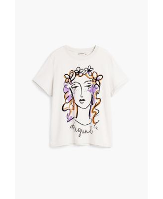 Women's Printed face t-shirt
