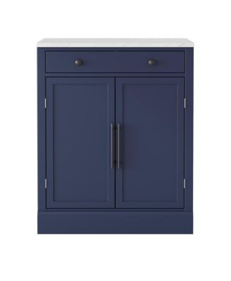 Versatile Buffet Cabinet and Coffee Bar Station, Food Storage Pantry with a Drawer, 2 Adjustable Shelves and 2 Door Shelves for Dining Room