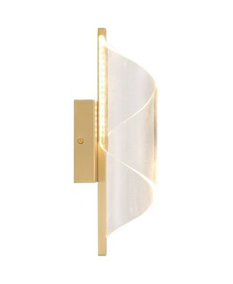 Possini Euro Cecilia 13" High Brushed Gold CCT LED Wall Sconce