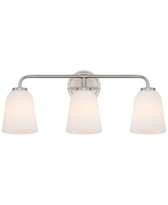 Possini Euro Bouchard 24"W Brushed Nickel 3-Light Bath Vanity Light