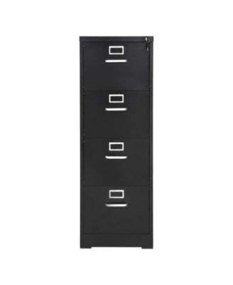 4 Drawer File Cabinet with Lock, Metal Vertical Filing Storage Cabinets for Home Office, Heavy