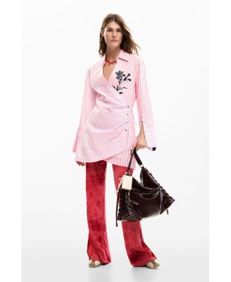 Women's Poplin Shirt Dress