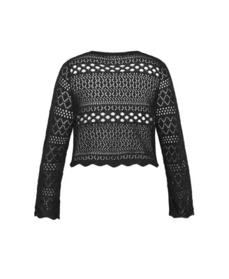Women's Crochet Love Top