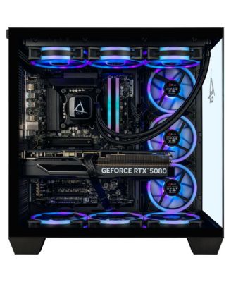 Set Gaming PC - Liquid Cooled Intel Core Ultra 7 270K Plus 3.7GHz, 64GB DDR5, GeForce RTX 5080 16GB Graphics, 2TB SSD, WiFi, Windows 11 Home