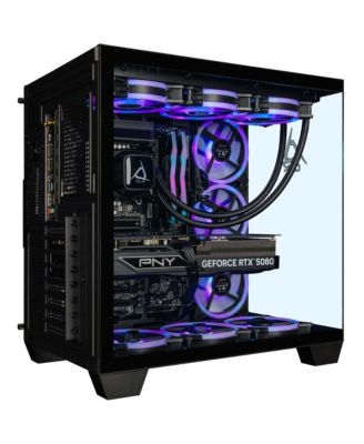 Set Gaming PC - Liquid Cooled Intel Core Ultra 7 270K Plus 3.7GHz, 64GB DDR5, GeForce RTX 5080 16GB Graphics, 2TB SSD, WiFi, Windows 11 Home