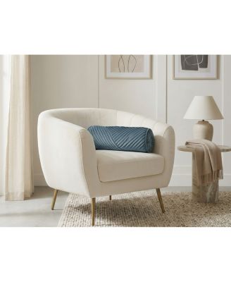 Chelsea Spliced Neckroll Decorative Pillow, 7" x 18"