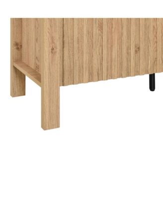 Thayer Wood TV Console with Two Doors