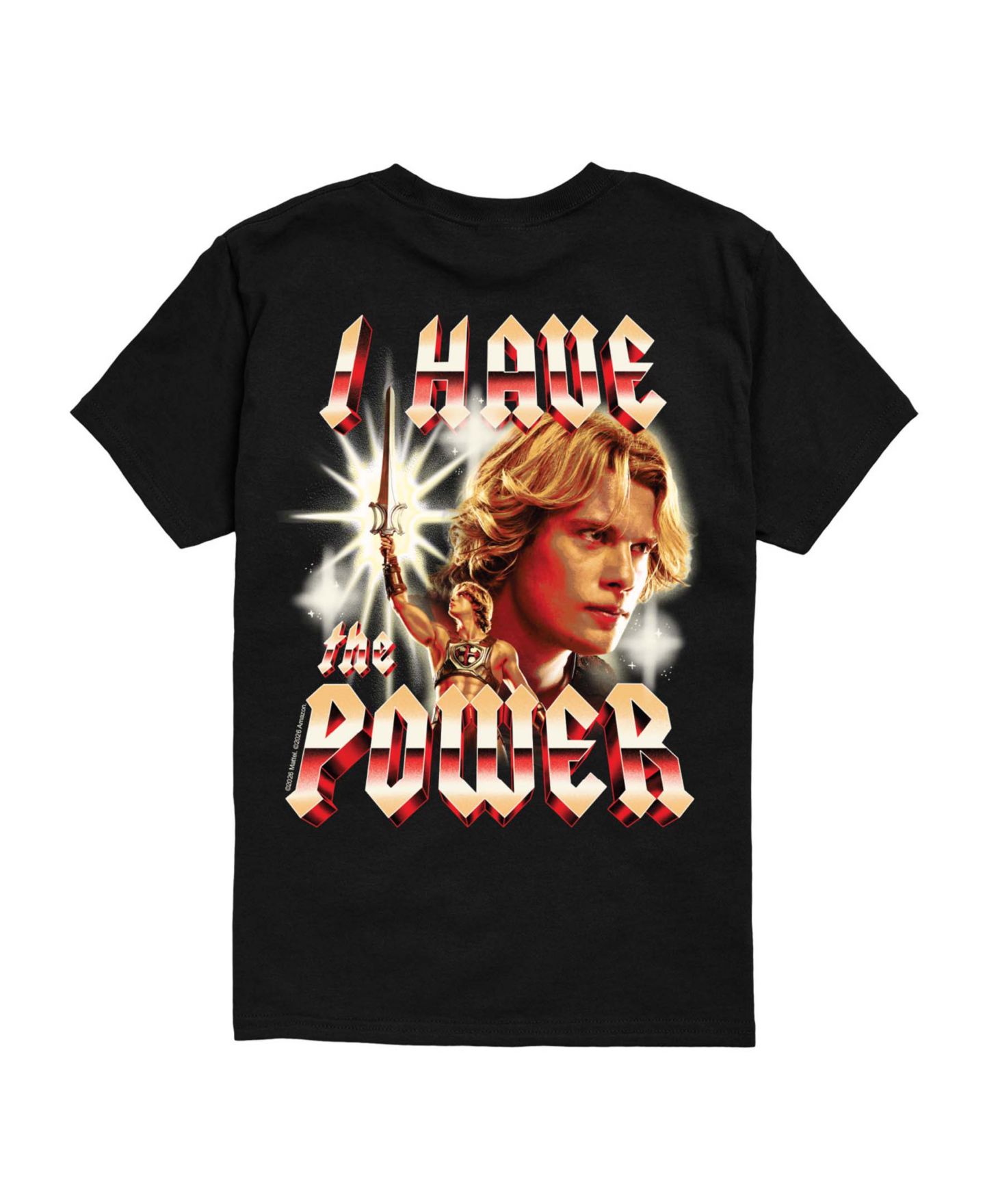 Футболка Hybrid Masters of the Universe I Have The Power Short-Sleeve Graphic для мальчиков, цвет: Чёрный — фото 2