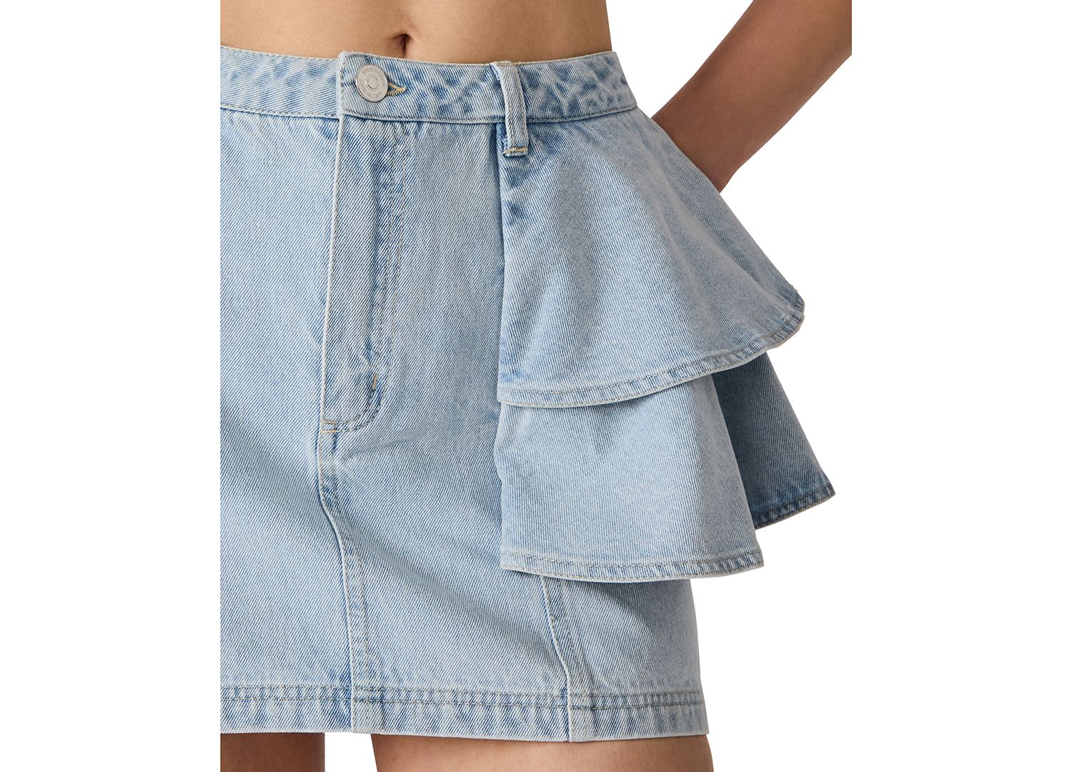 Women's Denim Mini Riannia Skirt