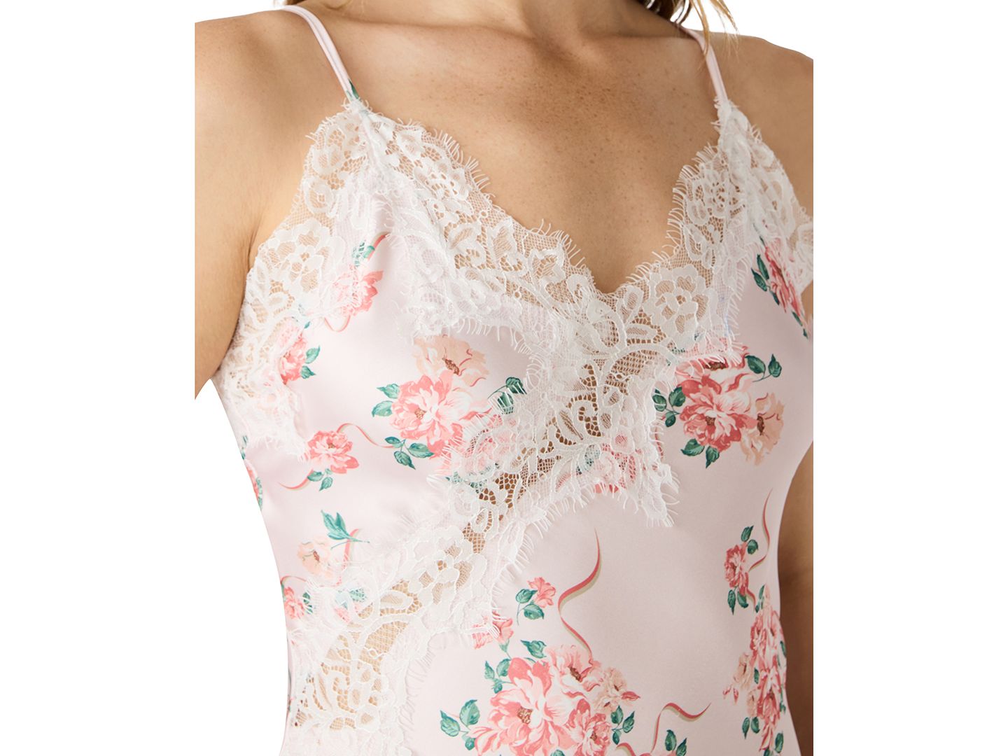 Женское платье Steve Madden Printed V-Neck Asymmetric Midi, цвет: С принтом — фото 4