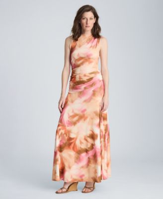 Women's Printed Sleeveless Maxi Dress