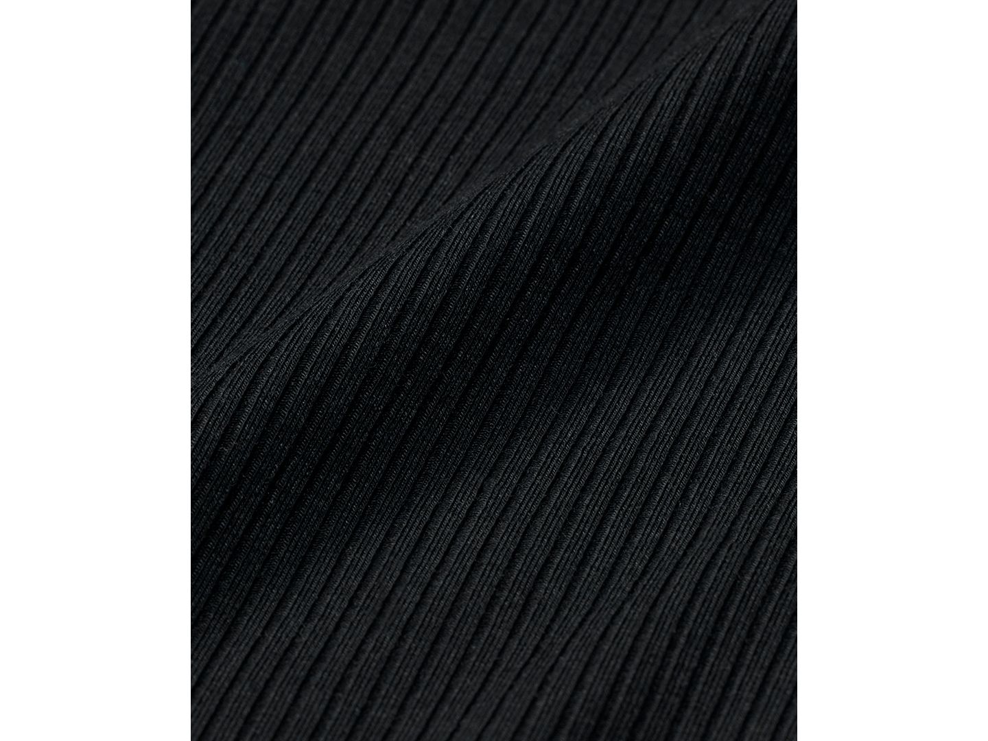 Женский лонгслив Nike Sportswear в рубчик с молнией до груди, больших размеров, цвет: Чёрный / Молочный — фото 6