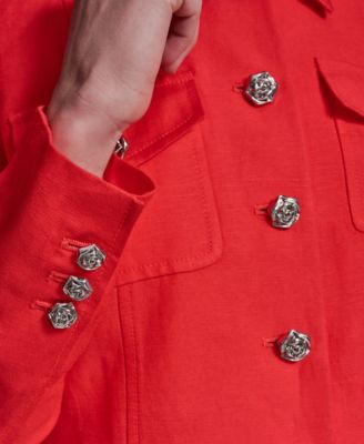 Women's Pocket Detail Collared Jacket