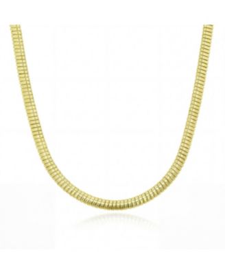 Tubogas Collar Necklace 14K Gold-Plated Sterling Silver