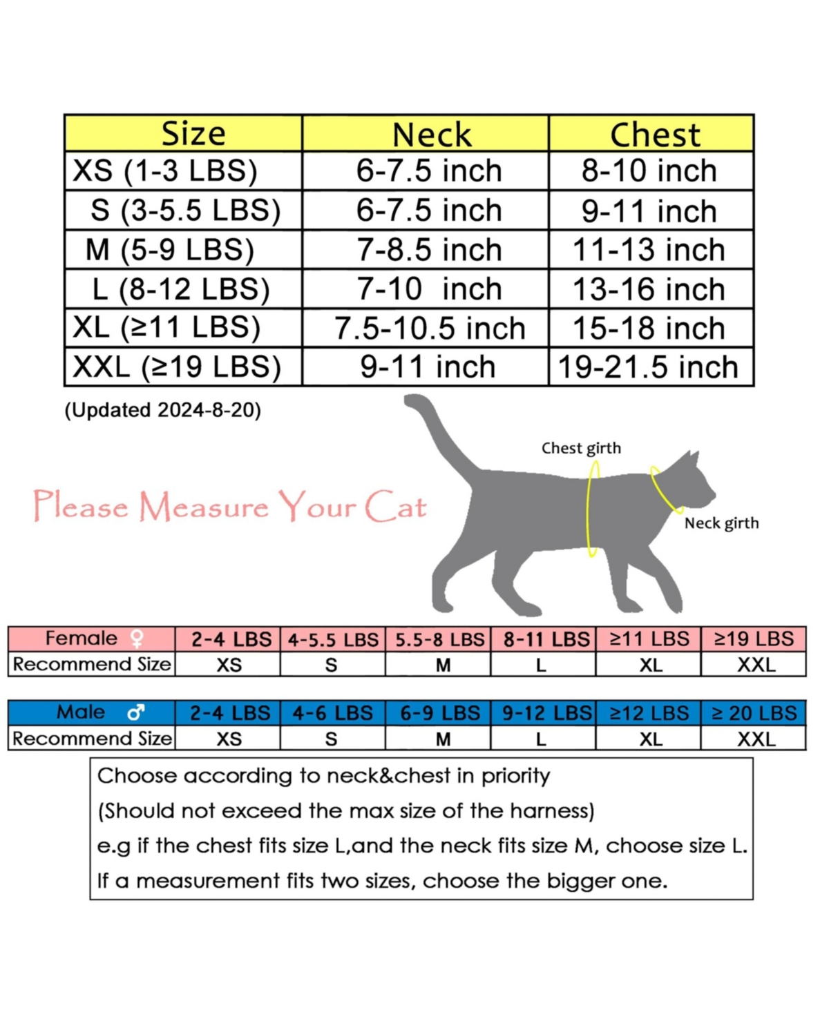 Aronkl Escape Proof Cat Harness And Leash Set Breathable Mesh Adjustable Padded Vest For Walking