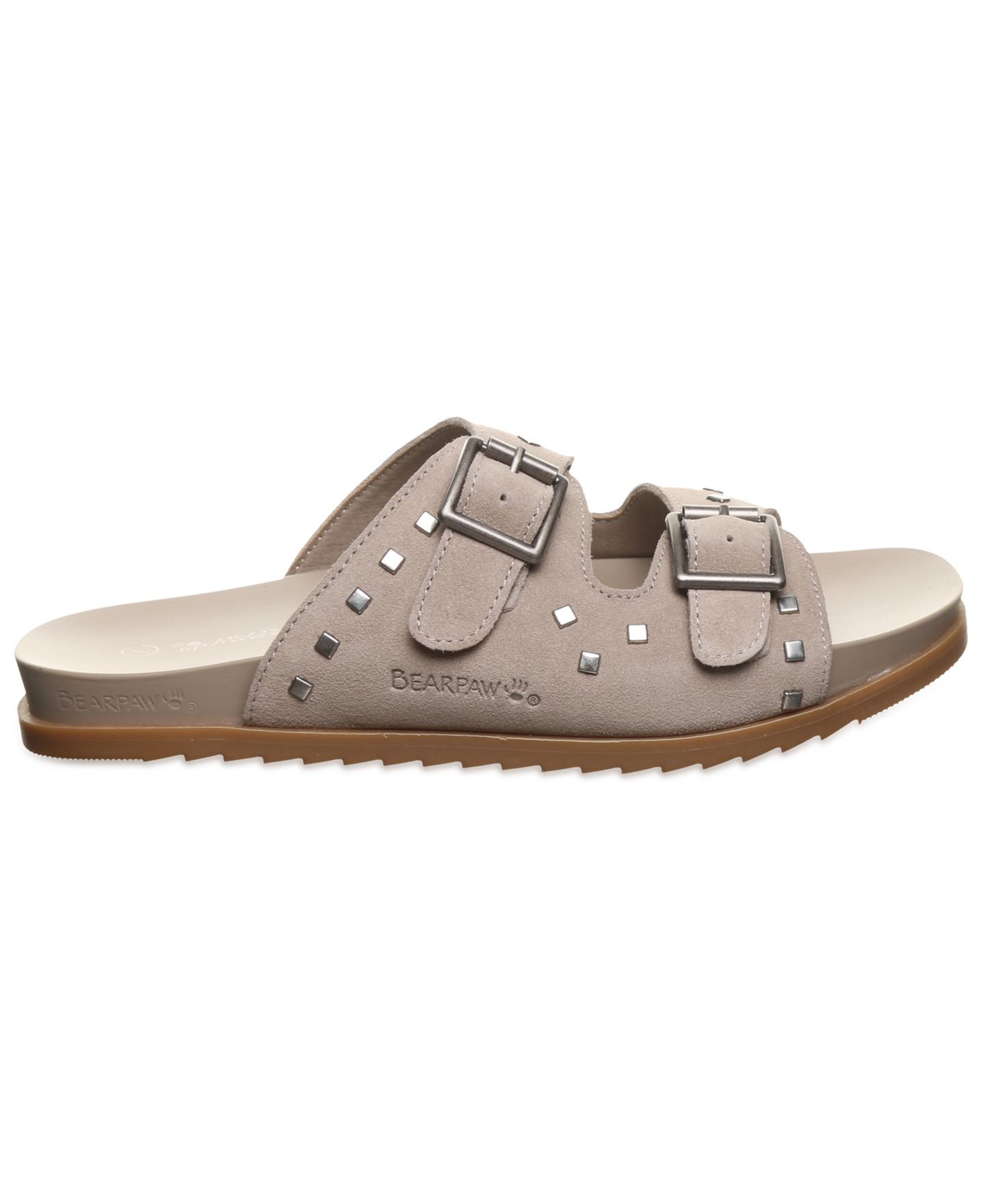 Женские сандалии Bearpaw Darcy Slip-On, цвет: Серо-бежевый — фото 2