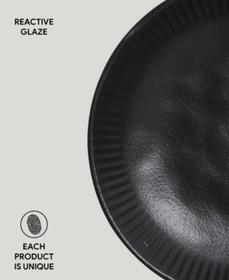 Stoneware Linhas Salad Bowls, Set of 6