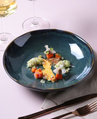 Stoneware Salad Bowls, Set of 6