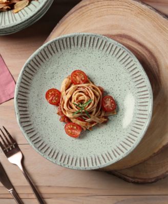 Stoneware Linhas Salad Bowls, Set of 6