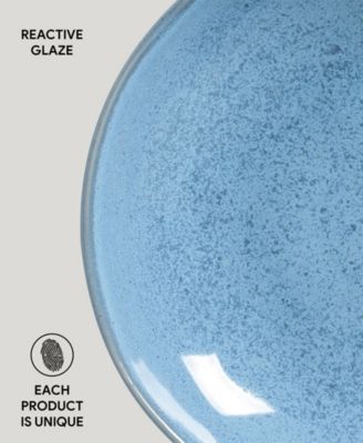 Stoneware Salad Bowls, Set of 6