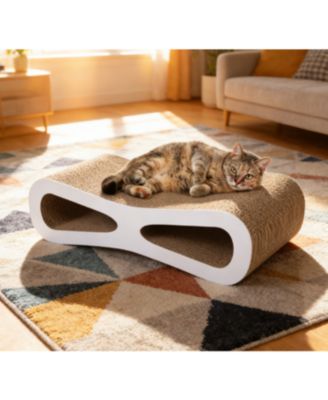 Zeus &  Ruta  Cat Scratcher Toy with Corrugated Cardboard