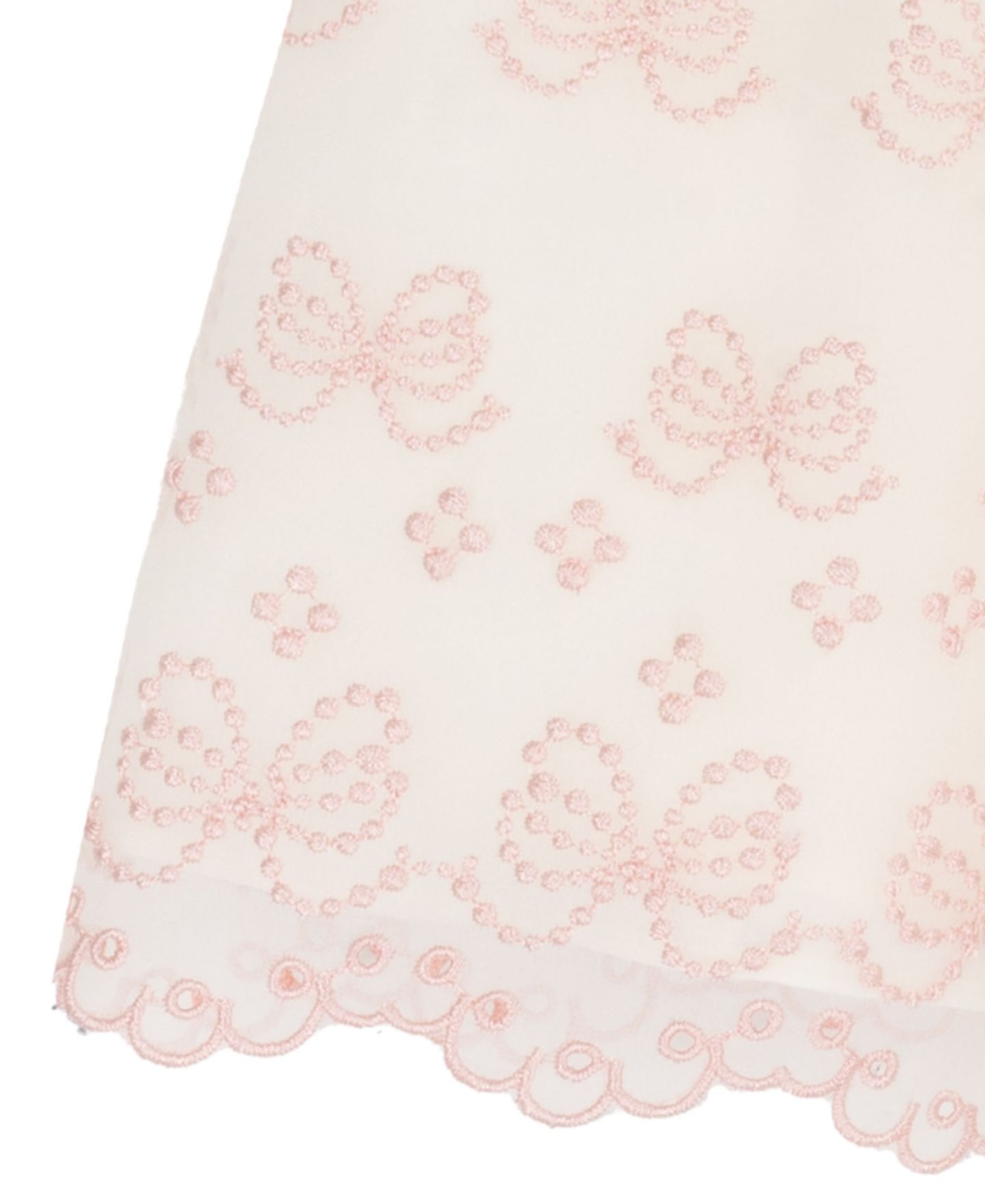 Платье Rare Editions Bow Embroidered Dress with Diaper Cover для девочек-малышей — фото 4